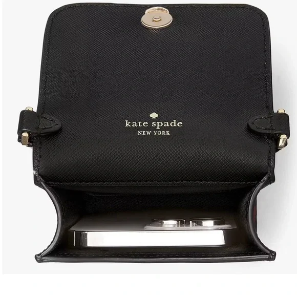 🌹NWT Kate Spade NY Saffiano Ditsy Rose Toss North South Phone Crossbody KE641🌹 - Picture 9 of 14